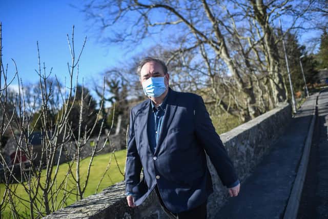 Former Scottish first minister Alex Salmond in Strichen, Scotland. Picture: Peter Summers/Getty Images