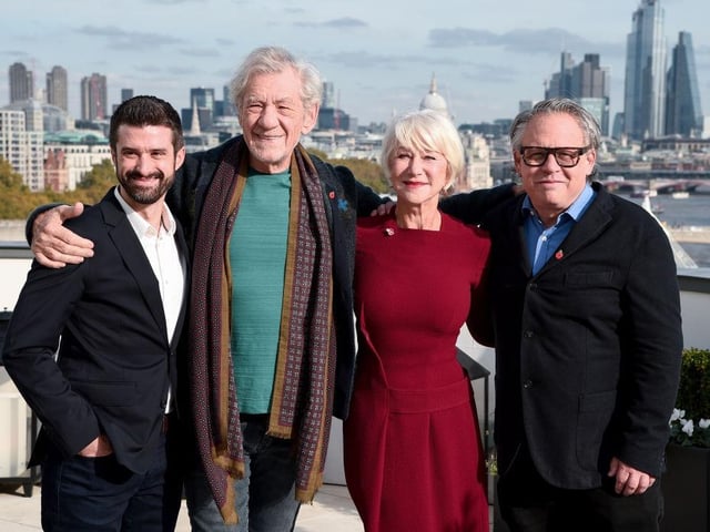 Film royalty Sir Ian McKellen and Dame Helen Mirren star in crime thriller The Good Liar, as a con man makes a wealthy British widow his next target.