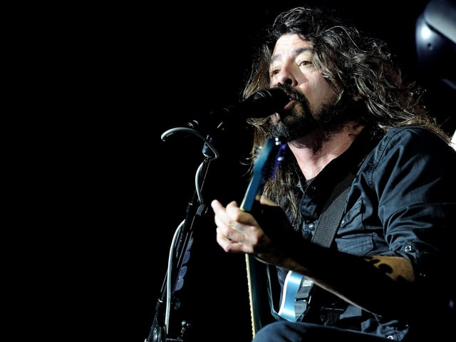 Foo Fighters' Dave Grohl during the band's sold out concert at BT Murrayfield Stadium in September 2015.