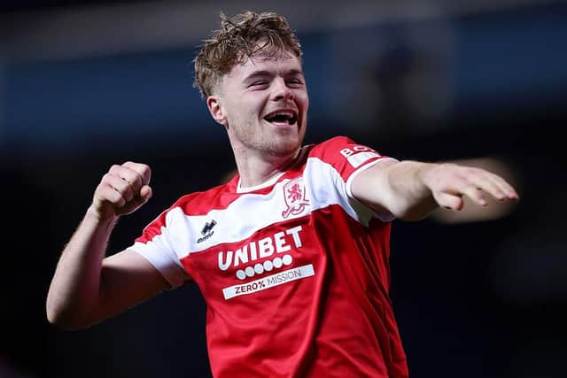 HUGE GOAL: Middlesbrough's Tommy Conway (Image: Alex Livesey/Getty Images)