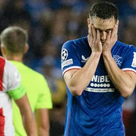 The injury nightmares suffered by Rangers Tom Lawrence since his move to Scotland last summer show no signs of abatting after Michael Beale revealed the midfielder has required a second knee operation. (Photo by Craig Williamson / SNS Group)