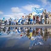 An 'All Under One Banner' rally in Bannockburn