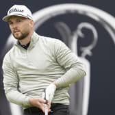 Michael Stewart tees off at the first in the third round of the 151st Open at Royal Liverpool. Picture: Tom Russo/The Scotsman.