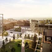 An artist's impression of Shawfair, a new town being built on the site of a former coal mine just outside Edinburgh