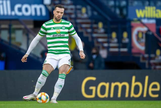 The toils at Celtic this season experienced by on-loan Brighton centre-back Shane Duffy mean it would be best for all parties if there was an opportunity for him to link-up again with Chris Hughton, credited with an interest in bringing the Republic of Ireland  captain to Nottingham Forest on a permanent deal in this window. (Photo by Rob Casey / SNS Group)