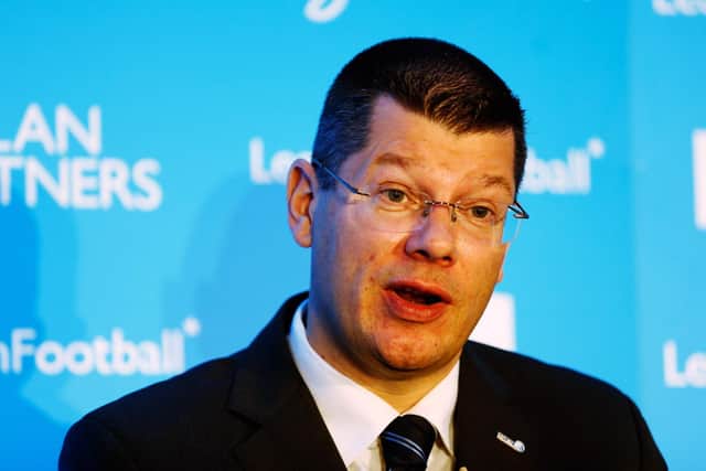 Neil Doncaster, chief executive of the Scottish Premier Football League.