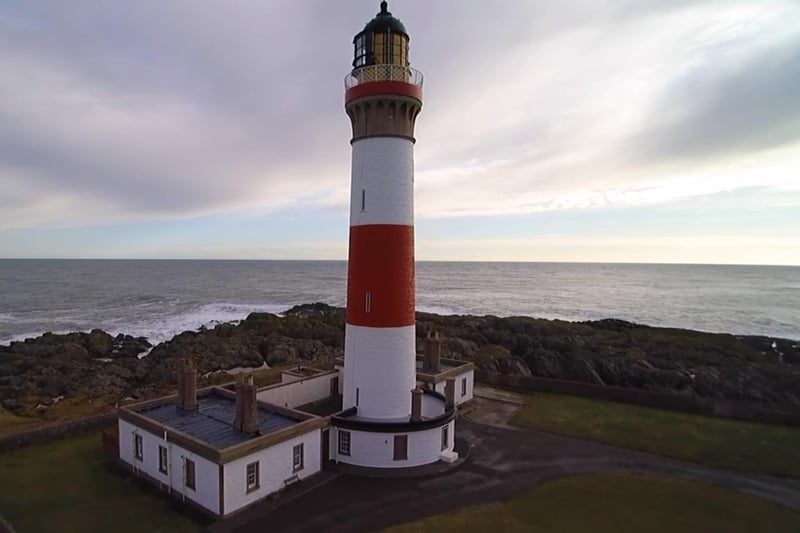 The lighthouse was established after 1819 when the Commissioners from the Magistrates, Town Councils and Harbour trustees of Peterhead received petitions to do so.