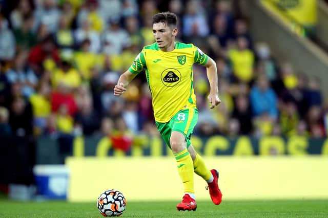 Norwich City's Billy Gilmour during the pre-season friendly match v Gillingham at Carrow Road