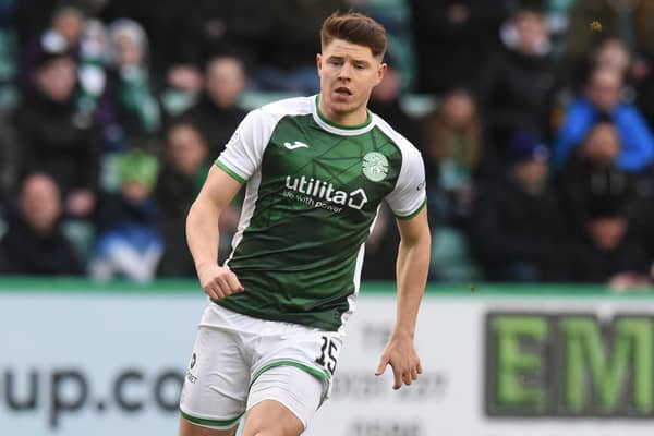 Hibs striker Kevin Nisbet is reportedly back on Celtic's transfer radar. (Photo by Ross MacDonald / SNS Group)