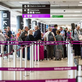 Edinburgh Airport is mounting a joint bid with Gatwick for US entry checks for passengers to be made before departure. (Photo by Lisa Ferguson/The Scotsman)