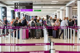 Edinburgh Airport is mounting a joint bid with Gatwick for US entry checks for passengers to be made before departure. (Photo by Lisa Ferguson/The Scotsman)