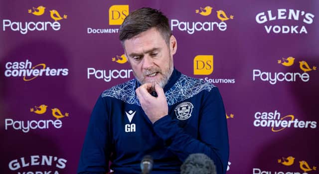 Motherwell manager Graham Alexander is plotting Celtic's downfall.