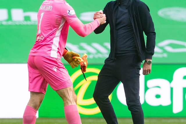 Hibs goalkeeper Ofir Marciano says manager Jack Ross was right to question players after Friday night's loss to Aberdeen. Photo by Craig Foy/SNS Group)