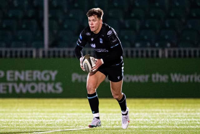 Huw Jones is one of eight players selected by Glasgow Warriors who played in Scotland's win over France in Paris. Picture: Ross MacDonald/SNS
