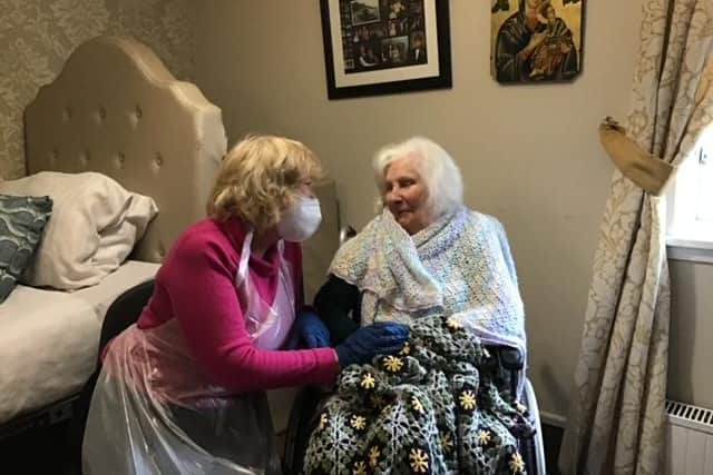 Cathie Russell and her mother Rose, 89.