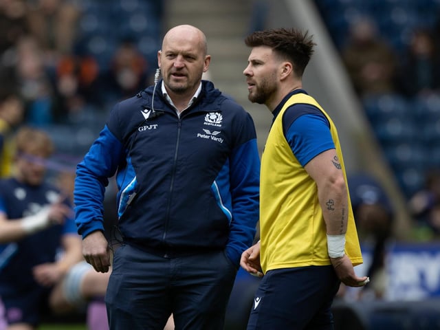 Scotland seemed to lose momentum when they took off Schoeman, Turner and Gray in the second half. Ali Price, above, added some zip and Ben Healy brought a bit of calmness when he came on for his debut.