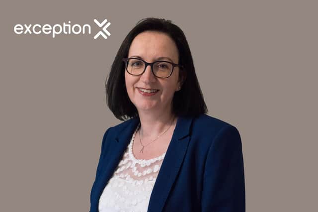 Alison McLaughlin recently joined the Scottish tech company Exception as its new sales director, having moved from her role as head of digital transformation at the Scottish Government.