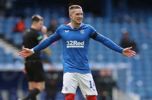 Ryan Kent has enjoyed a highly productive season for Rangers with 12 goals and 14 assists so far for the new Premiership champions. (Photo by Ian MacNicol/Getty Images)