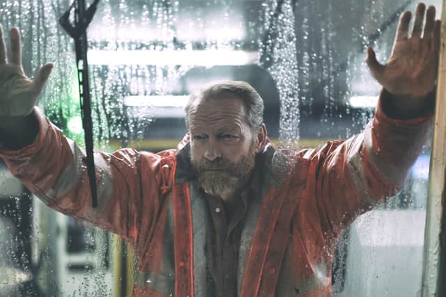 Iain Glen stars as offshore installation manager Magnus in The Rig.