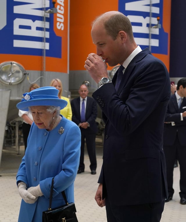 Irn-Bru: Prince Williams says ‘you can taste the girders in it’ after sampling Irn-Bru on factory visit with The Queen.