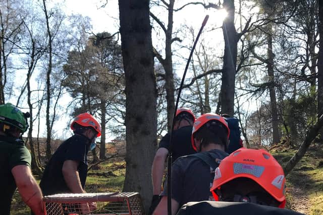 The Ochils Mountain Rescue Team responded to three back-to-back calls on Sunday