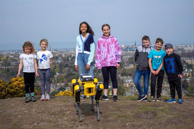 Local children are being given the chance to name the robot. Picture: contributed.