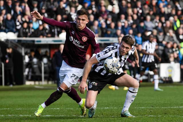 Vargas led the Hearts line well in Lawrence Shankland's absence.