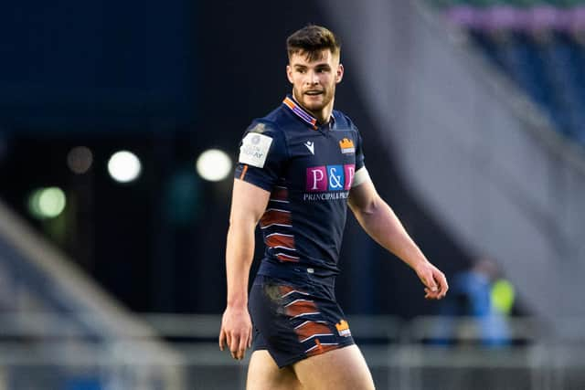 Edinburgh centre Matt Currie is included in the Scotland training squad. Picture: Paul Devlin/SNS