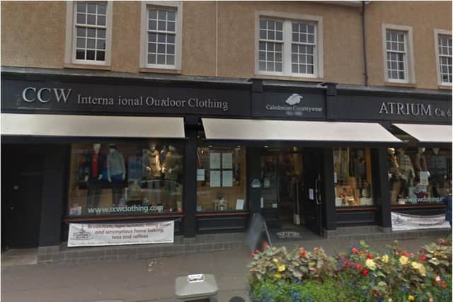 An outdoor clothing shop with branches in tourist towns fears 'anti-English rhetoric' will jeopardise the future of the business.