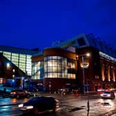 A general view of Ibrox Stadium