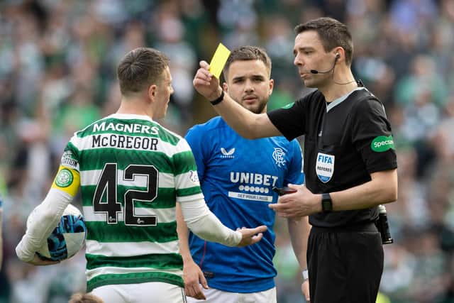 Referee Kevin Clancy was sent abuse and threats after Celtic's 3-2 win over Rangers last weekend.