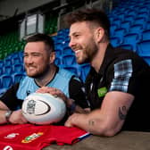 Scotland and Glasgow Warriors' Zander Fagerson (left) and Ali Price.