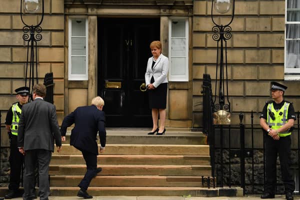 Nicola Sturgeon's independence rhetoric echoes Boris Johnson's lies about Brexit, says Susan Dalgety (Picture: Jeff J Mitchell/Getty Images)