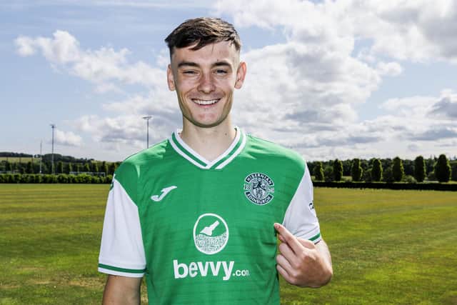 Hibs unveiled the signing of Dylan Levitt from Dundee United on Wednesday. (Photo by Mark Scates / SNS Group)