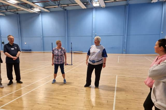 Linda Hamilton and Louise Harrison of Pickleball Scotland