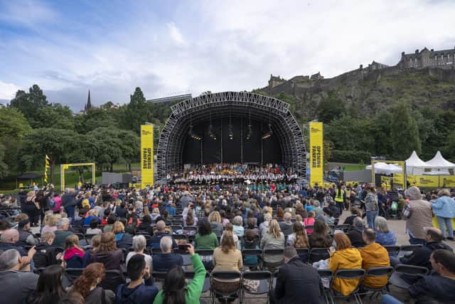 More 'mass participation' events are expected to be held during the Edinburgh International Festival. Picture: Mihaela Bodlovic