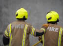 Fire Brigade recruits go through their paces. Picture: PA