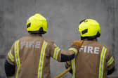 Fire Brigade recruits go through their paces. Picture: PA
