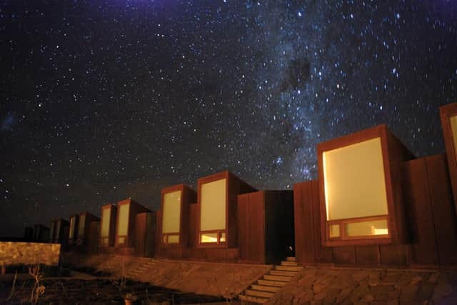 The clear night sky at Tierra Atacama Lodge & Spa, San Pedro.