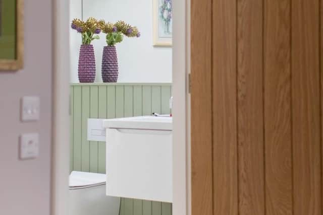 A colour scheme of greens, yellow and florals in the two bedroom cottage Ruairidh, are an elegantly modern interpretation of heritage country style.