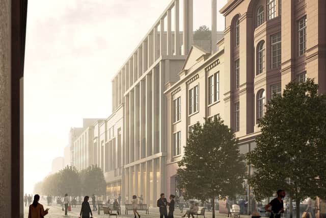 As part of the scheme, 619 student beds will be delivered, alongside some 9,500 square feet of commercial space at street level.