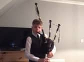 Lewis Maxwell, a 14-year-old boy has become one of the world’s best young pipers