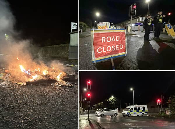 The Niddrie area of Edinburgh was locked down after a serious disturbance on Bonfire Night (Dan Barker/PA Wire)