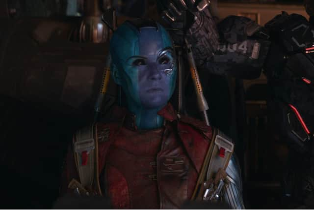 Karen Gillan as Nebula in Avengers: Endgame