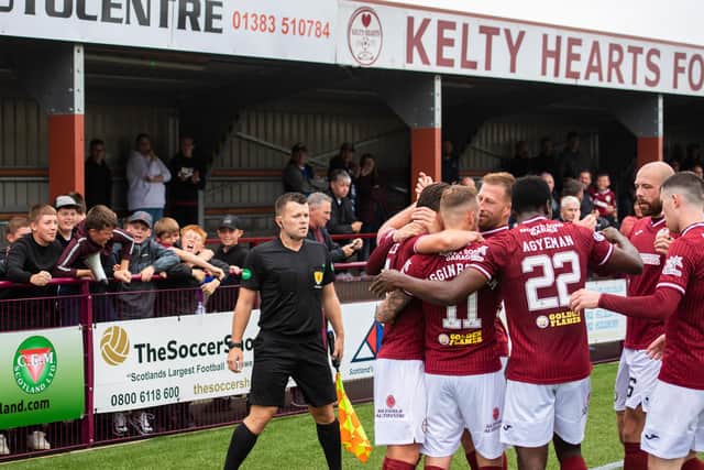Kelty Hearts have their eyes on the holders.