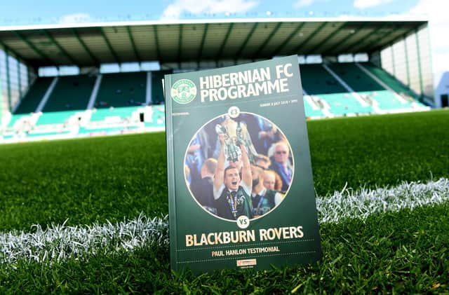 Hibs will no longer produce a matchday programme. Picture: SNS