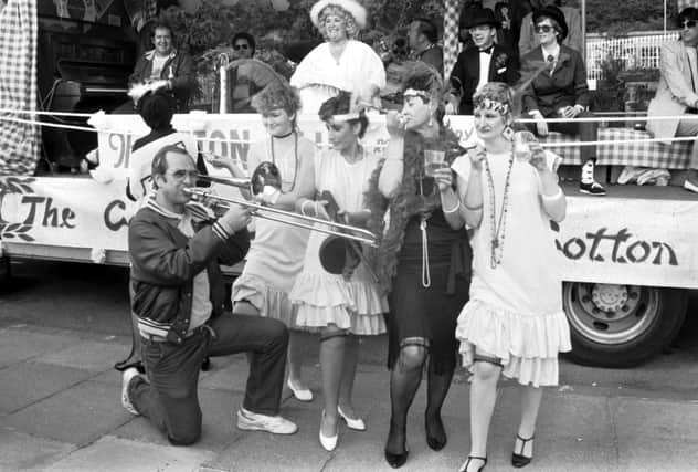 Get ready to party like 'flappers' during the 1920s or, in this case, from the Edinburgh Jazz Festival parade in August 1986 (Picture: Bill Stout)