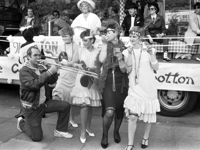 Get ready to party like 'flappers' during the 1920s or, in this case, from the Edinburgh Jazz Festival parade in August 1986 (Picture: Bill Stout)