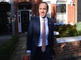 Health secretary Matt Hancock outside his home in north-west London, ahead of an appearance in the House of Commons. Picture: Stefan Rousseau/PA Wire