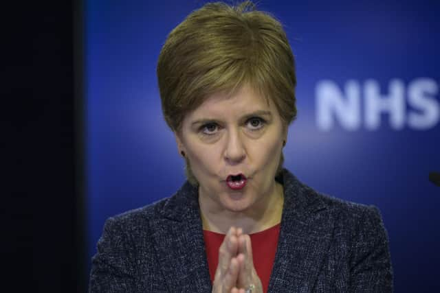 First Minister Nicola Sturgeon. Picture: Wattie Cheung